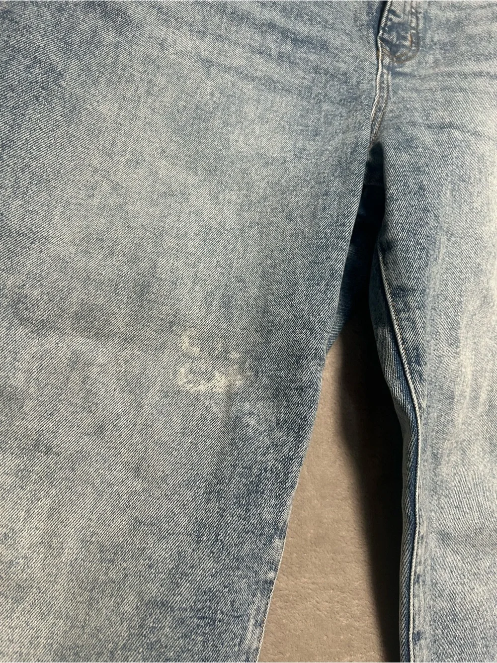 J Crew Classic Vintage Straight Leg Jeans Women’s 31 Acid Wash Raw Hem